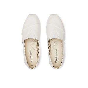 Toms Alpargata Recycled Cotton Canvas Size 8 Excellent Condition.